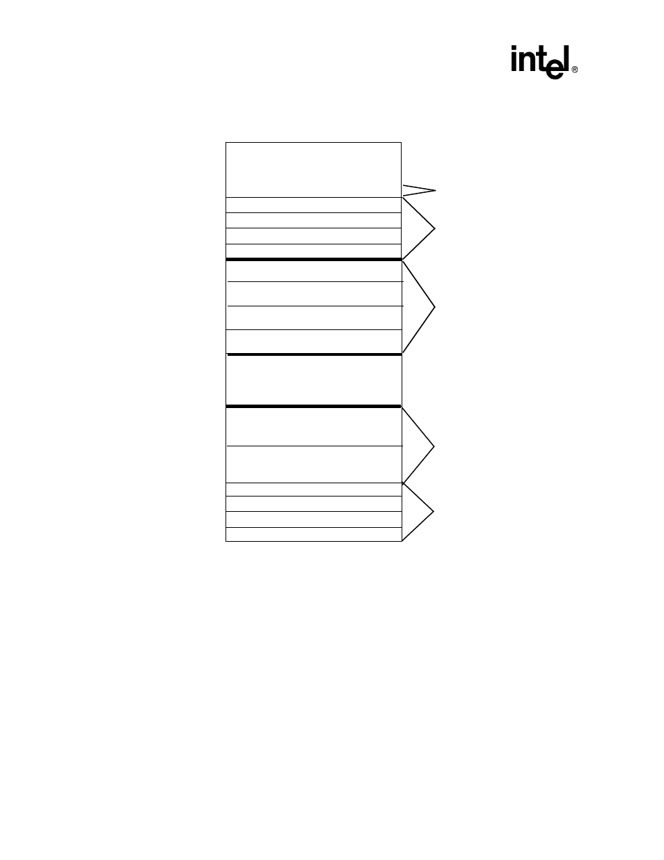 Sa-1100 memory map -8 | Intel STRONGARM SA-1100 User Manual | Page 36 / 388