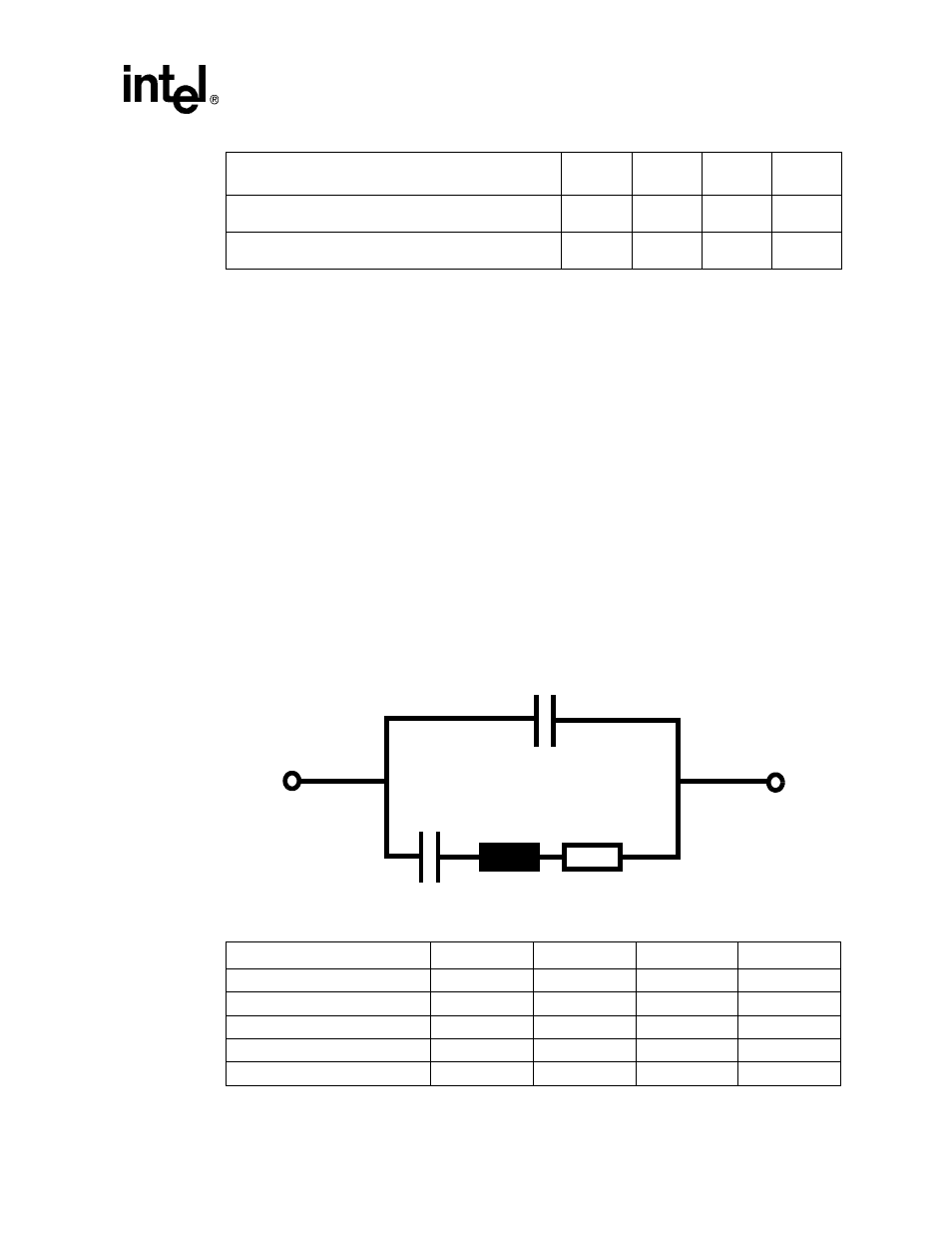 C.1.2 quartz crystal specification, C.1.2, Q1 q2 cm lm rm co | Intel STRONGARM SA-1100 User Manual | Page 383 / 388