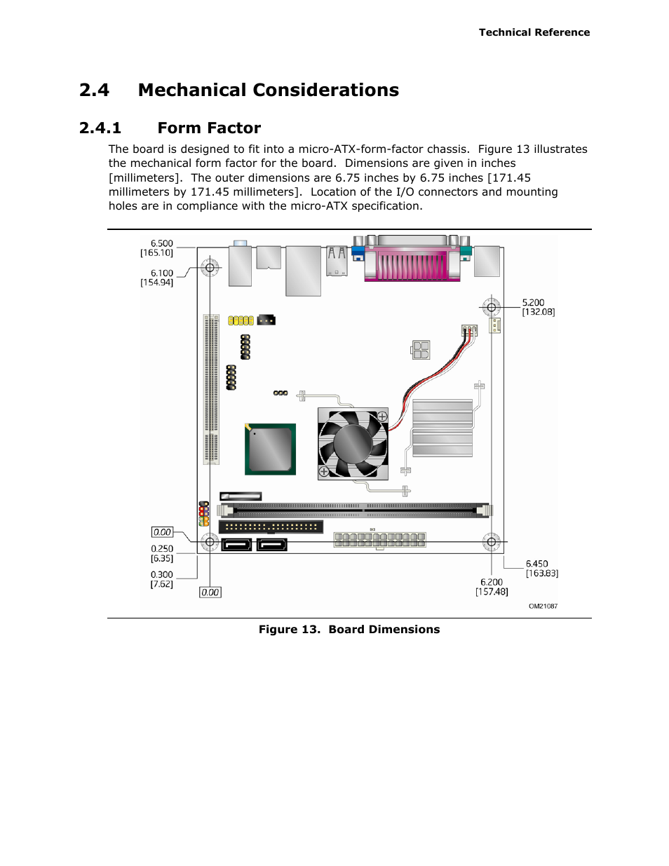 4 mechanical considerations, 1 form factor | Intel D945GCLF2 User Manual | Page 51 / 86