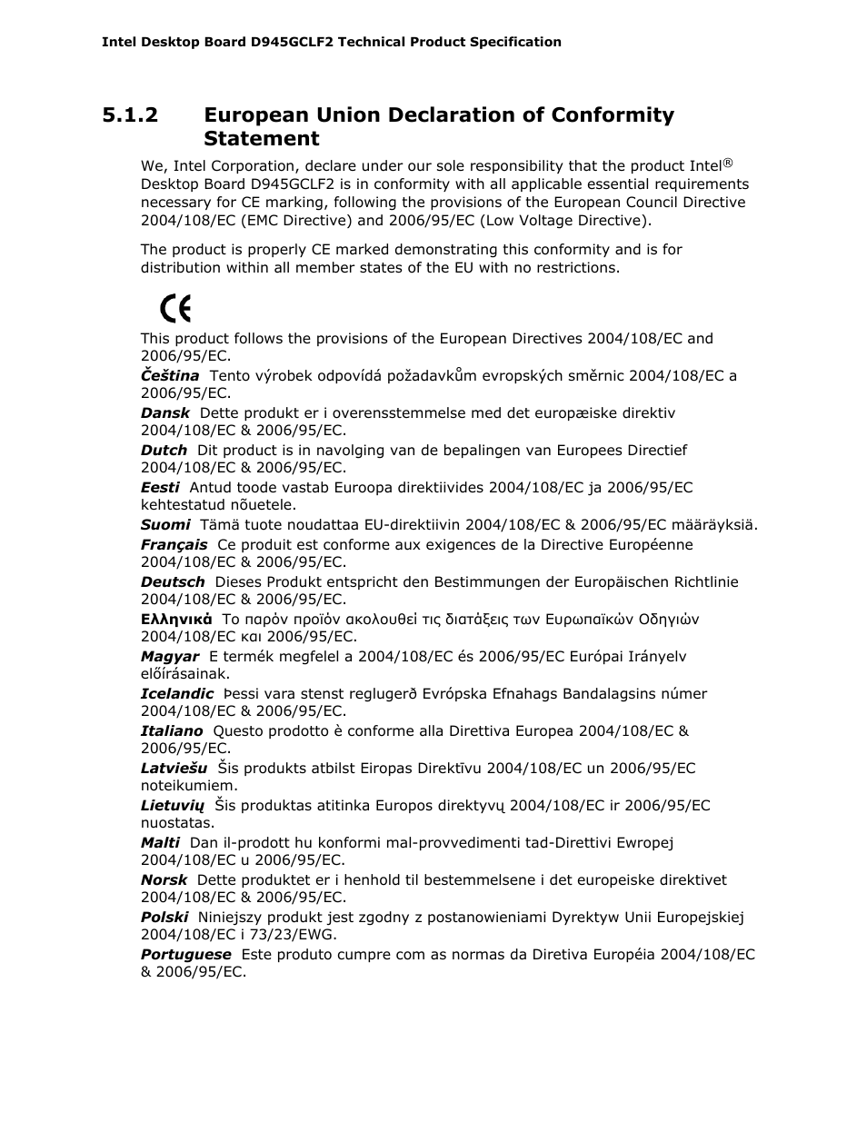 Intel D945GCLF2 User Manual | Page 76 / 86