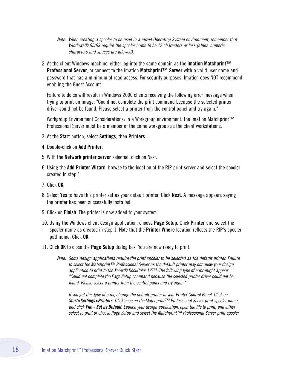 Imation P BASS JR 134000 User Manual | Page 18 / 28