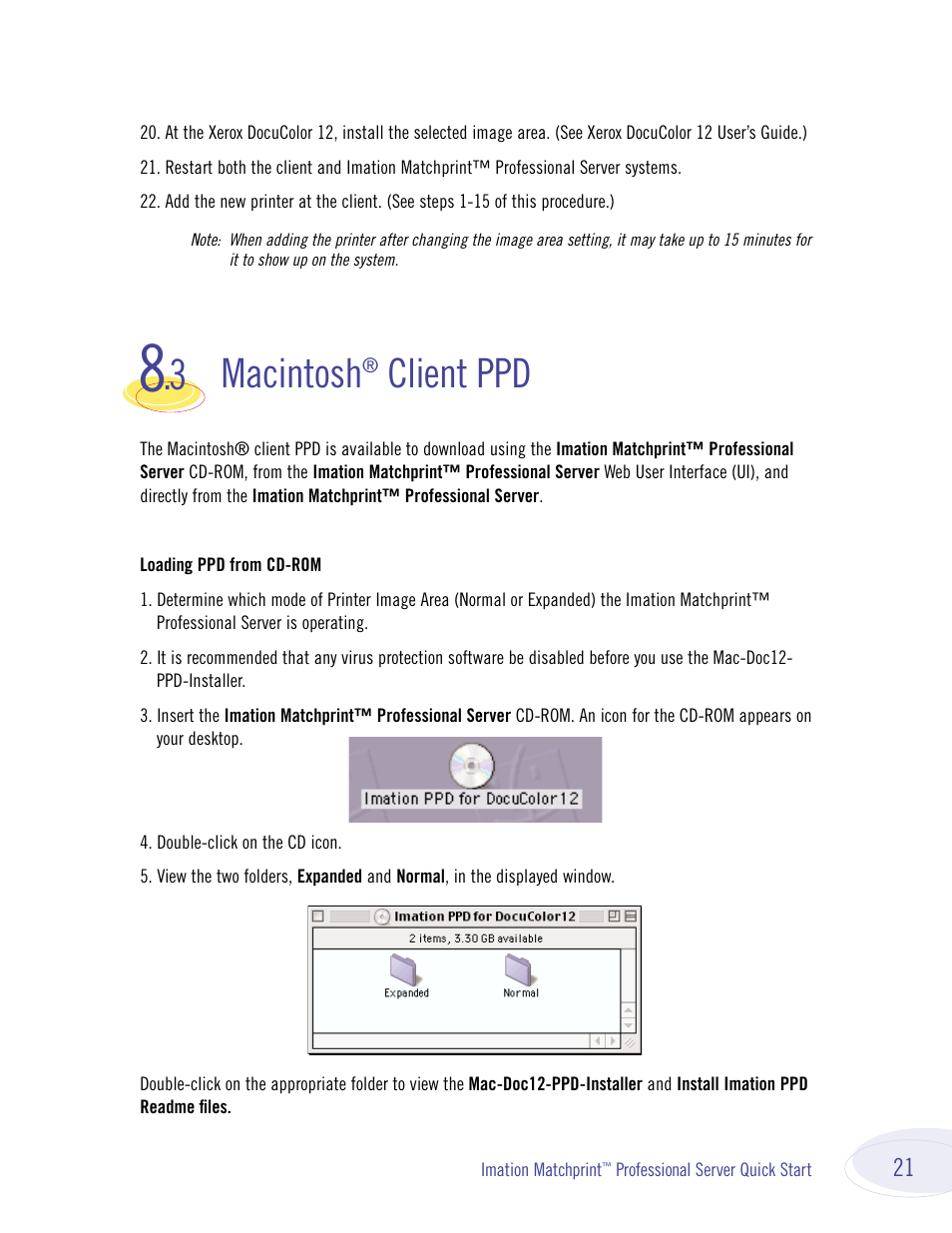 Macintosh, Client ppd | Imation P BASS JR 134000 User Manual | Page 21 / 28