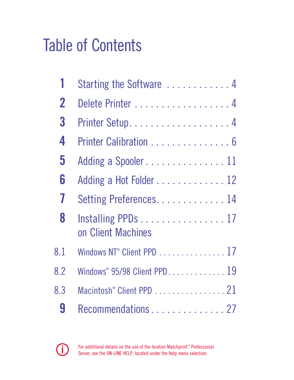 Imation P BASS JR 134000 User Manual | Page 3 / 28