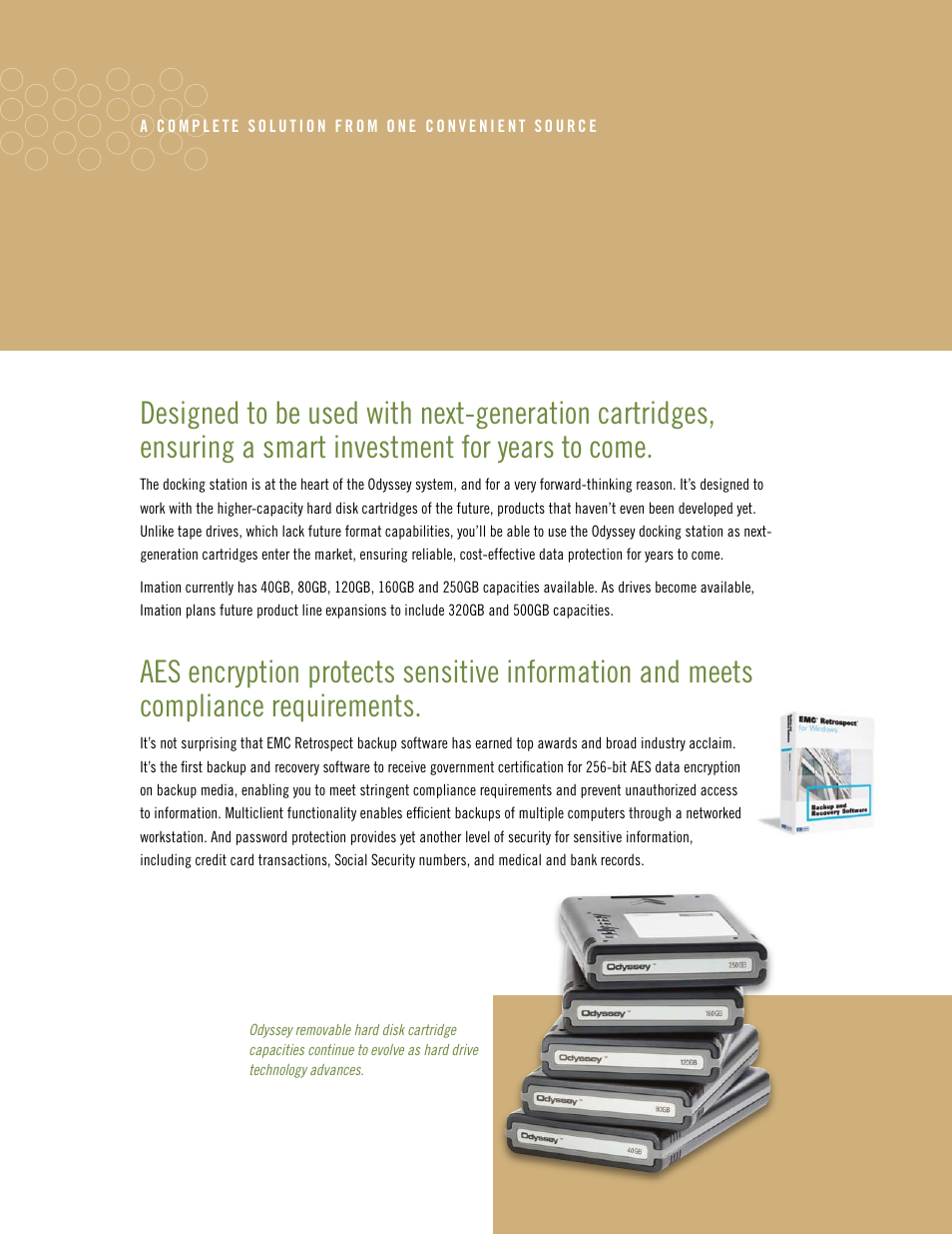 Imation Odyssey Hard Disk Storage System User Manual | Page 4 / 8