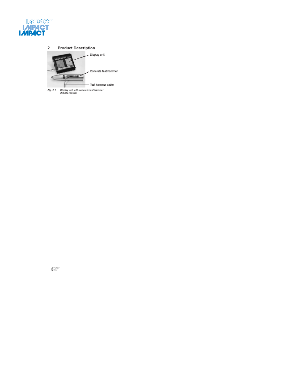 Impact Products Digital Concrete Test Hammer CN652 User Manual | Page 6 / 24