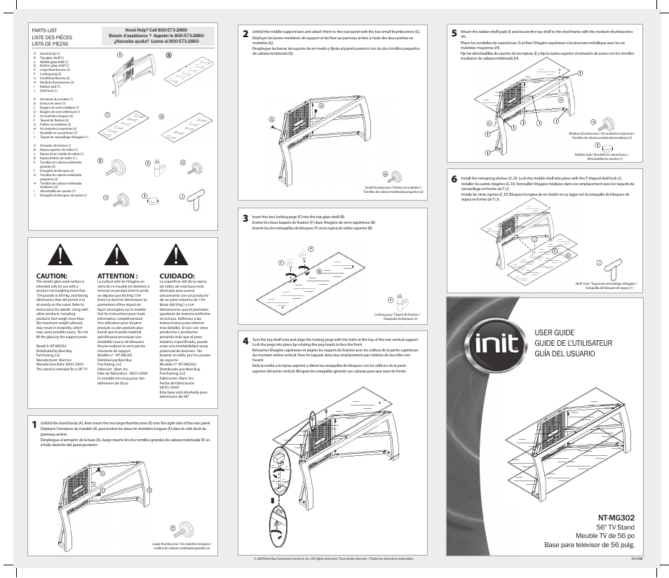Init NT-MG302 User Manual | 1 page