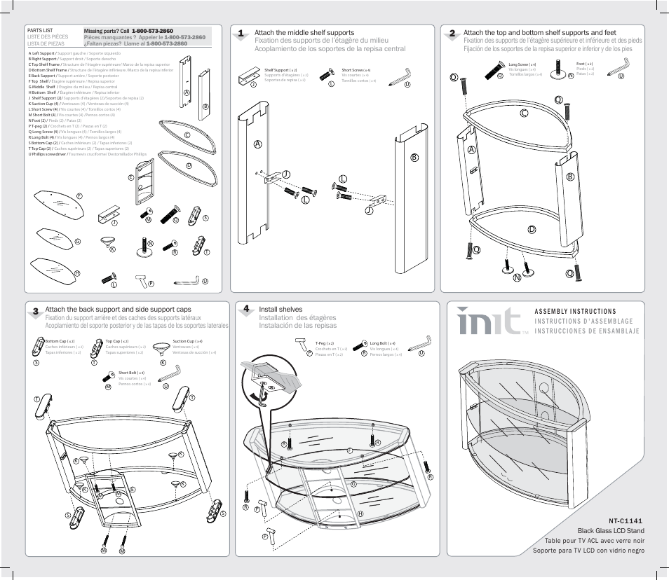 Init NT-C1141 User Manual | 1 page