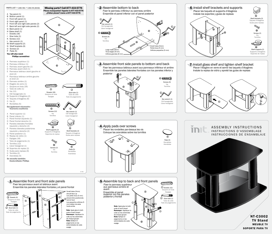 Init NT-C3002 User Manual | 1 page