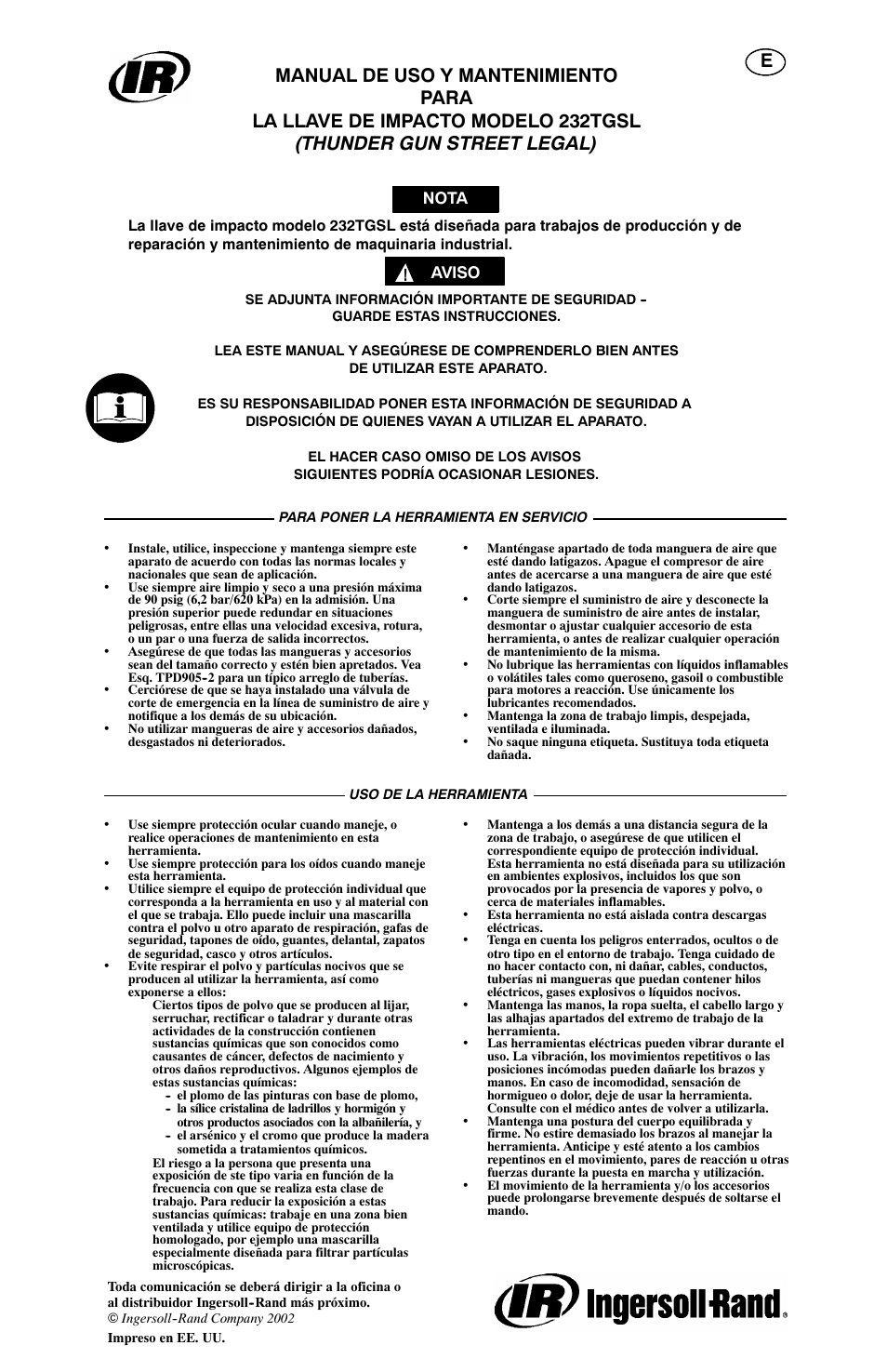 Ives 232TGSL User Manual | Page 7 / 16