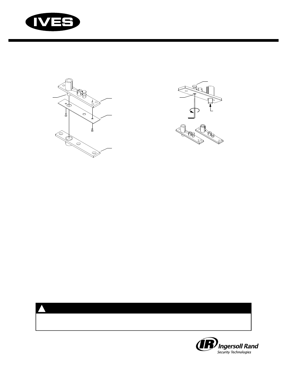 Ives Heavy Duty Top Center Pivot 7259 User Manual | 2 pages
