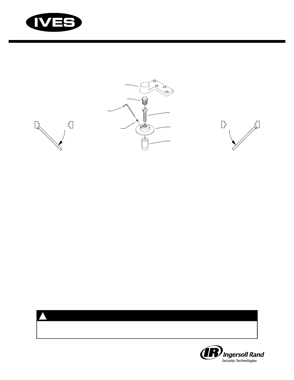 Ives Offset Top Pivot 7222 User Manual | 2 pages