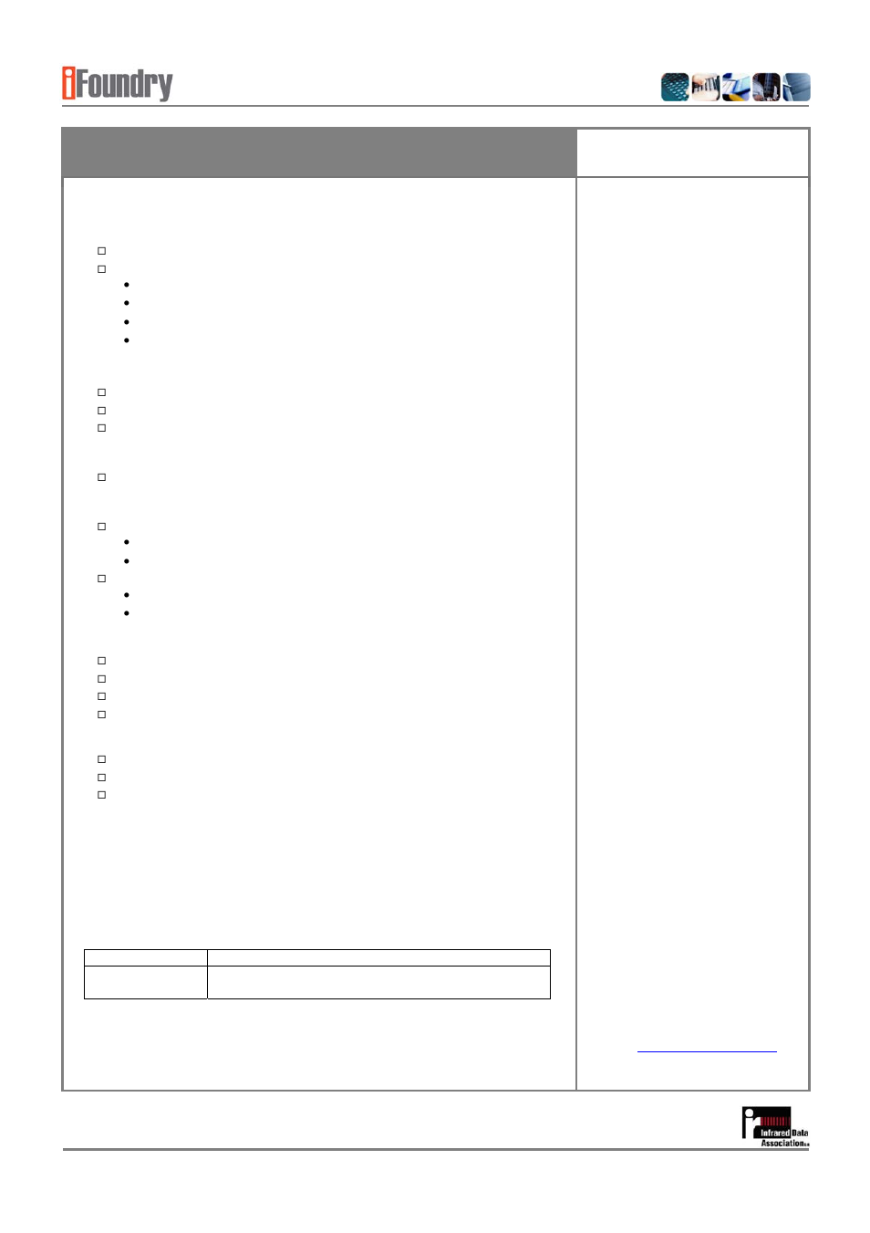 Ifsys-8004 usb serial-ir adapter product brief | IFoundry Systems USB Serial-IR Adapter IFSYS-8004 User Manual | Page 2 / 2