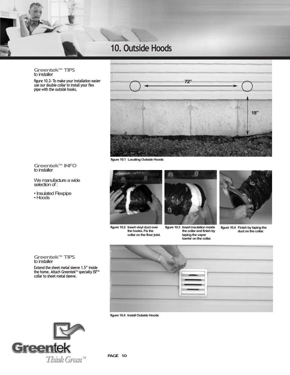 Outside hoods | Imperial SHMTM User Manual | Page 10 / 16