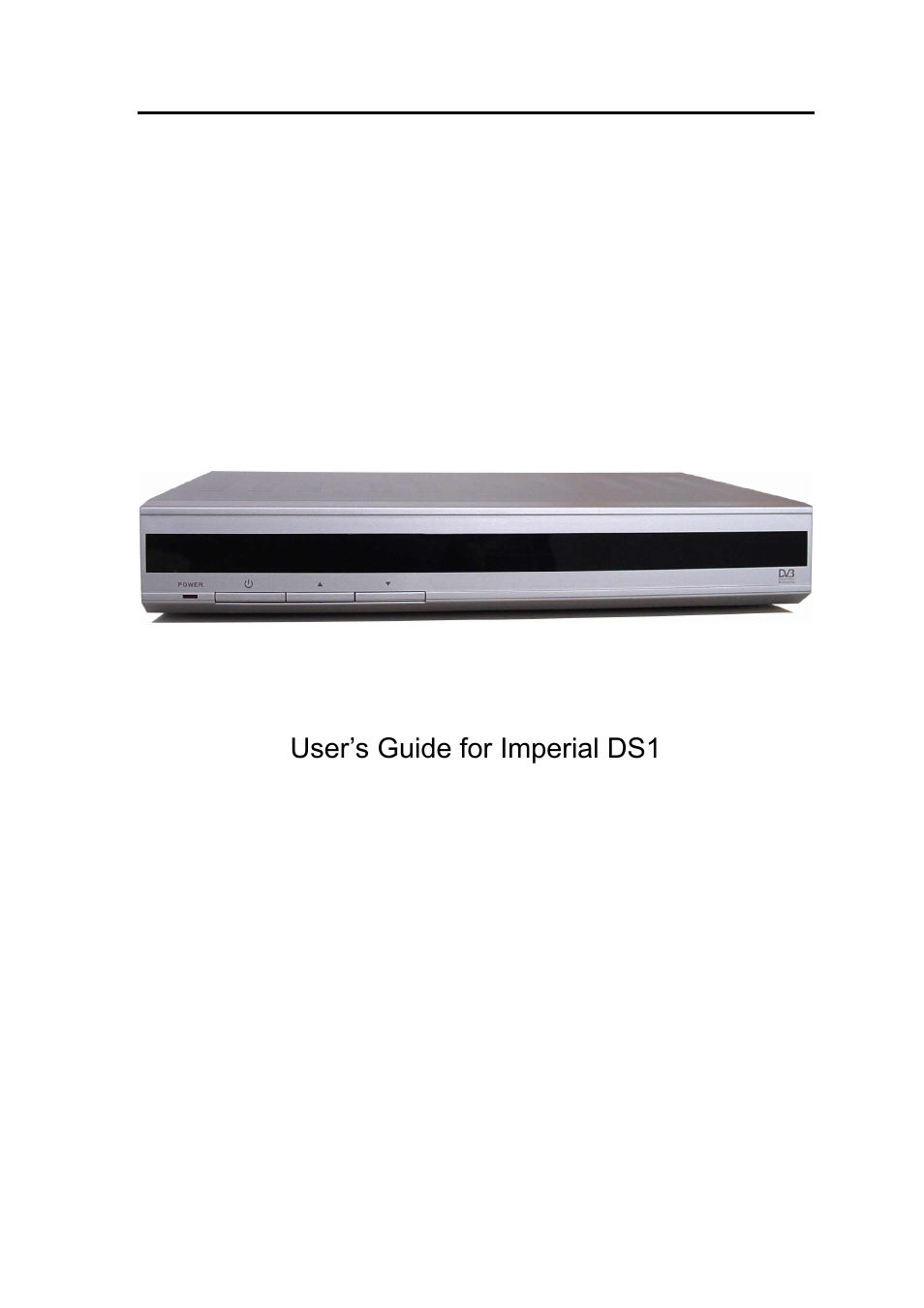 Imperial DS1 User Manual | 25 pages