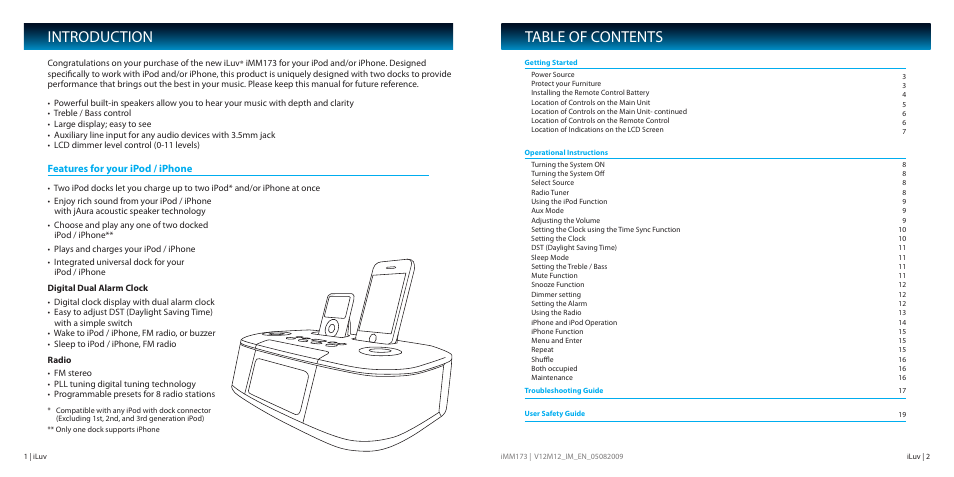 Iluv IMM173 User Manual | Page 2 / 15