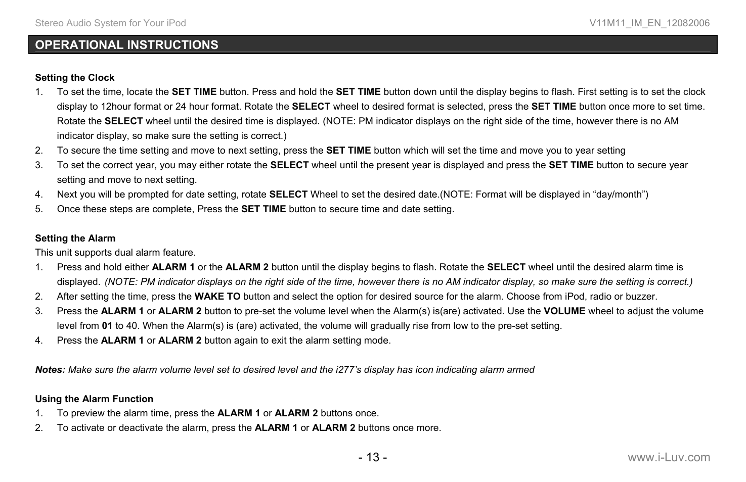 Iluv i277 User Manual | Page 14 / 29