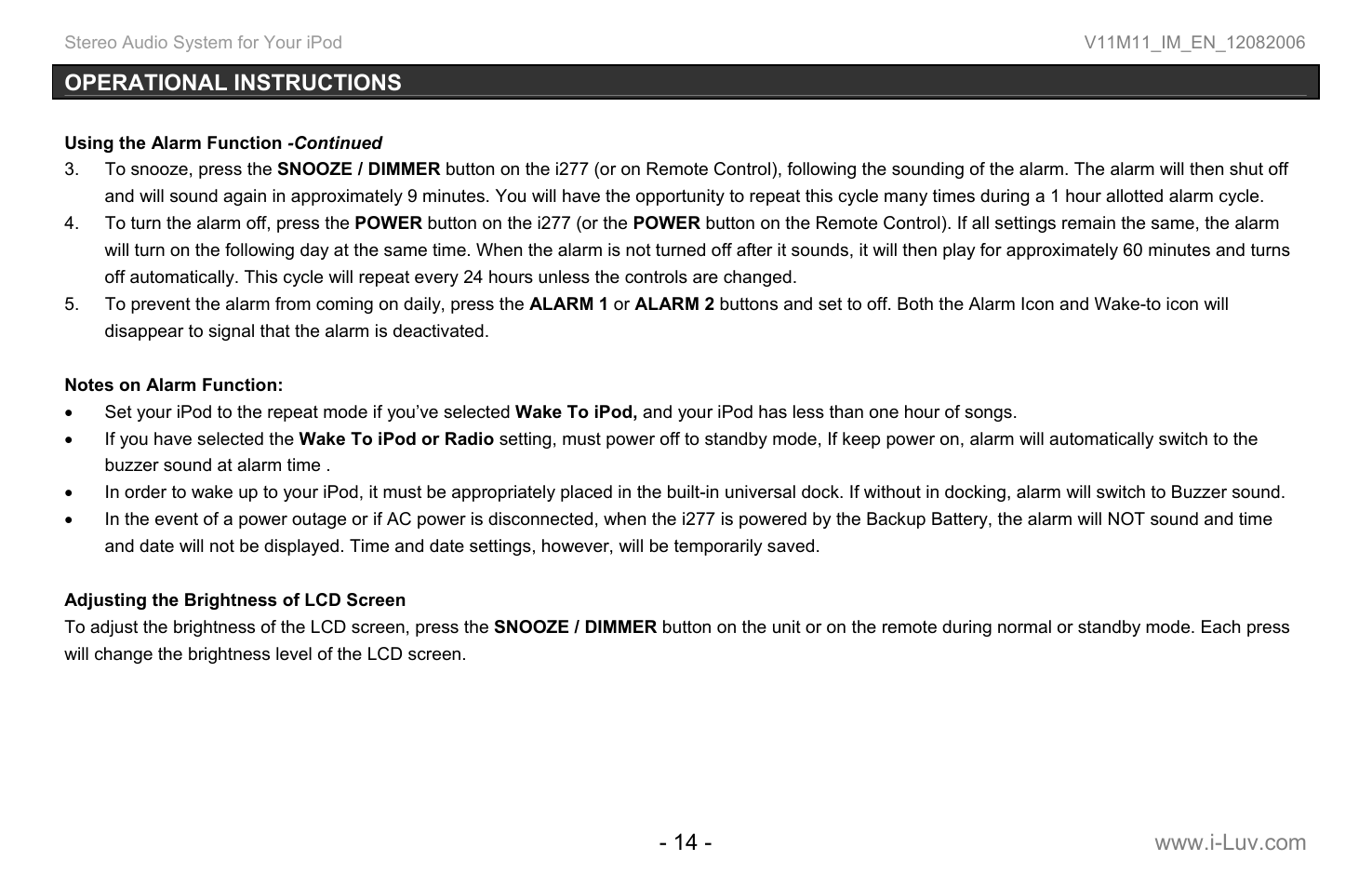 Iluv i277 User Manual | Page 15 / 29
