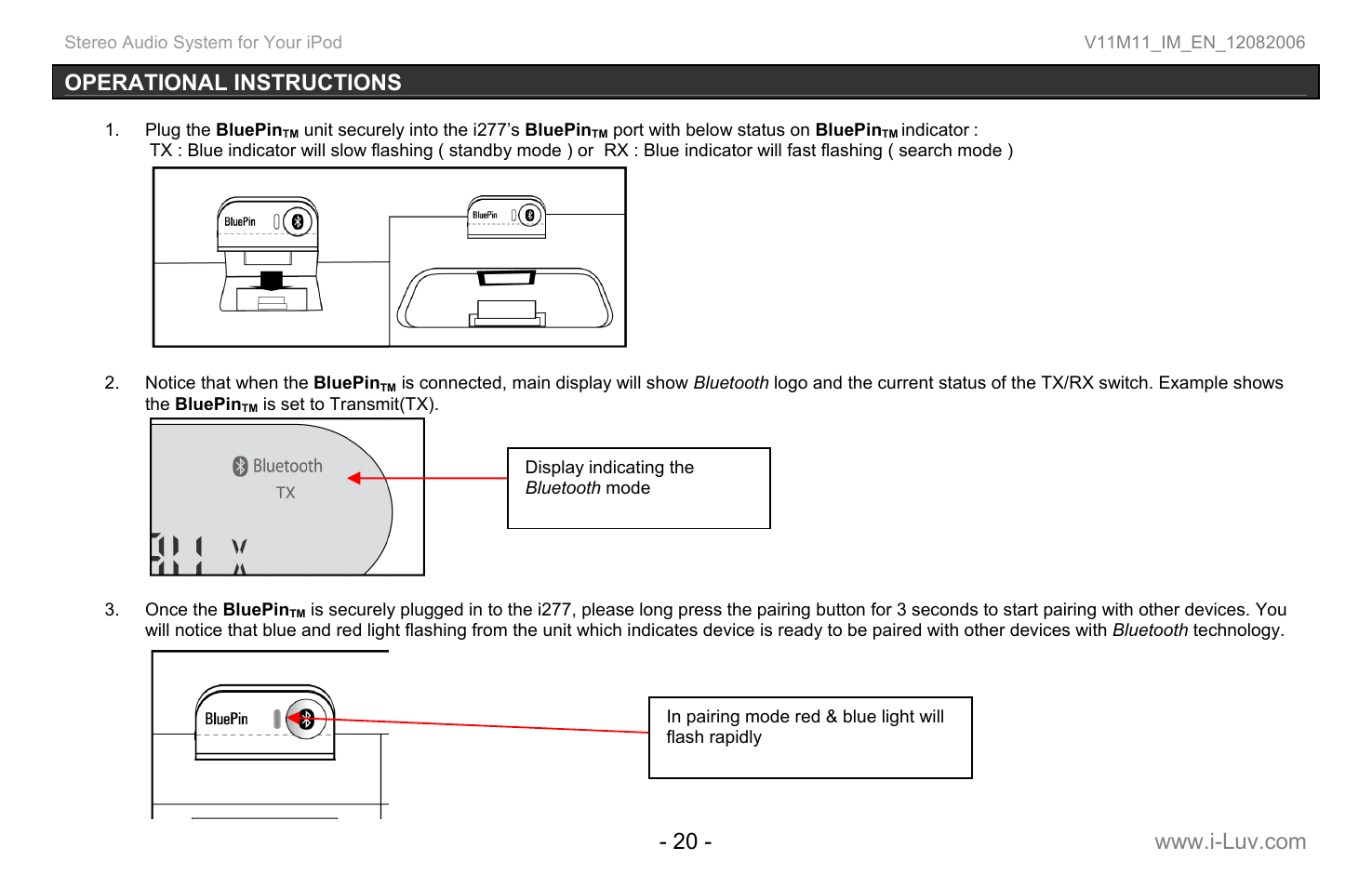 Iluv i277 User Manual | Page 21 / 29