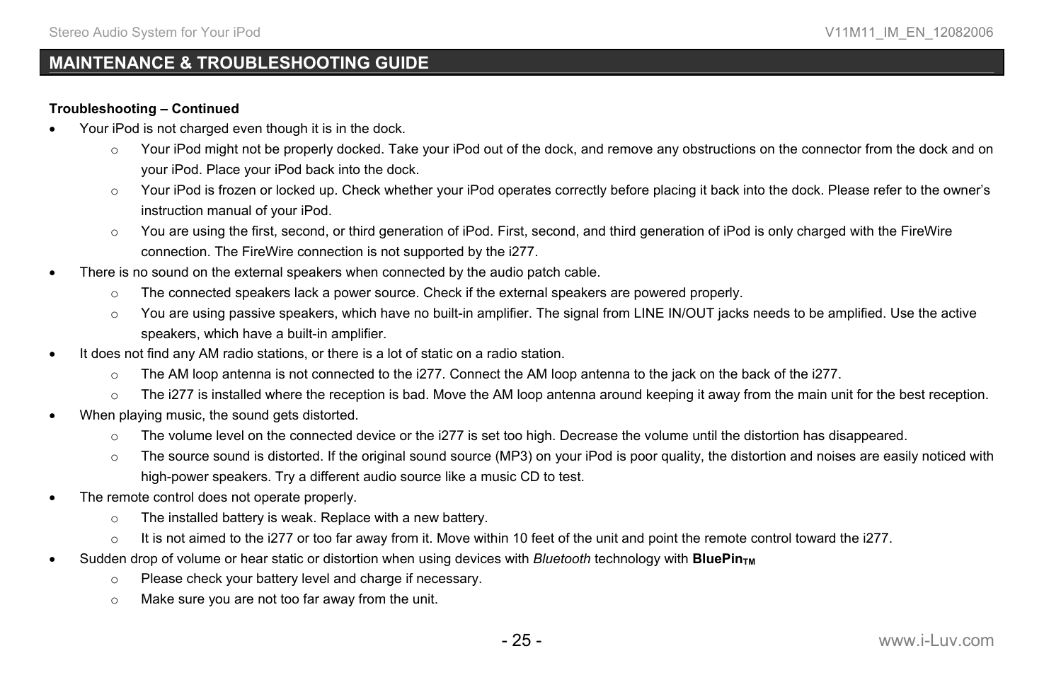 Iluv i277 User Manual | Page 26 / 29