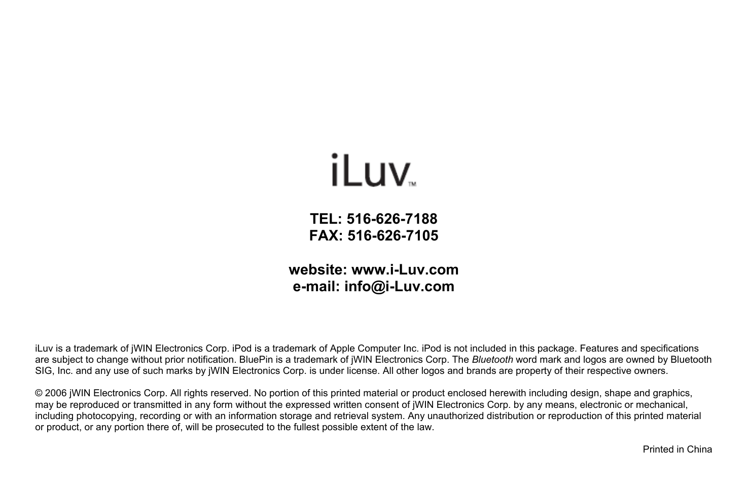 Iluv i277 User Manual | Page 29 / 29