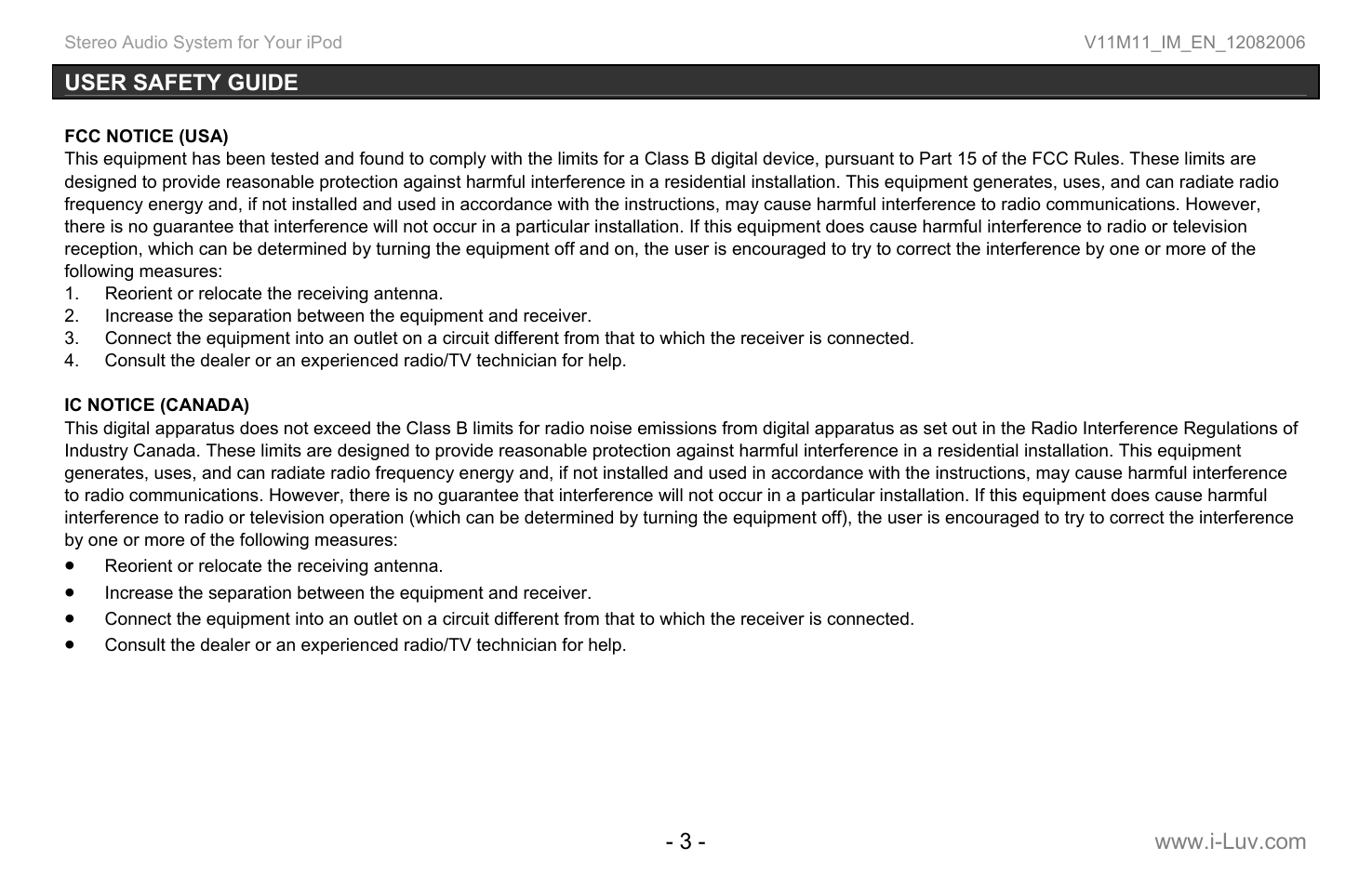 Iluv i277 User Manual | Page 4 / 29