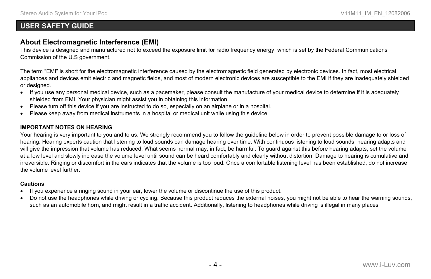 Iluv i277 User Manual | Page 5 / 29