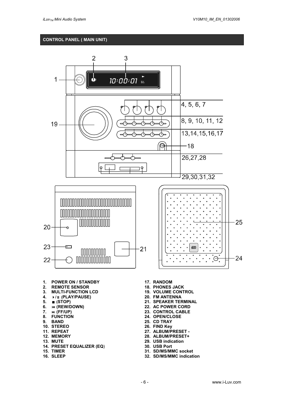 Iluv i7500 User Manual | Page 7 / 14