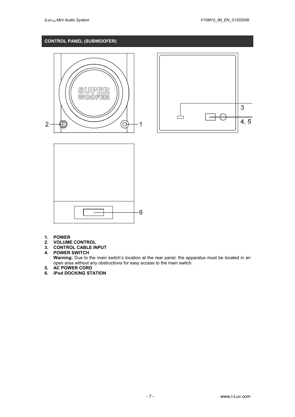 Iluv i7500 User Manual | Page 8 / 14