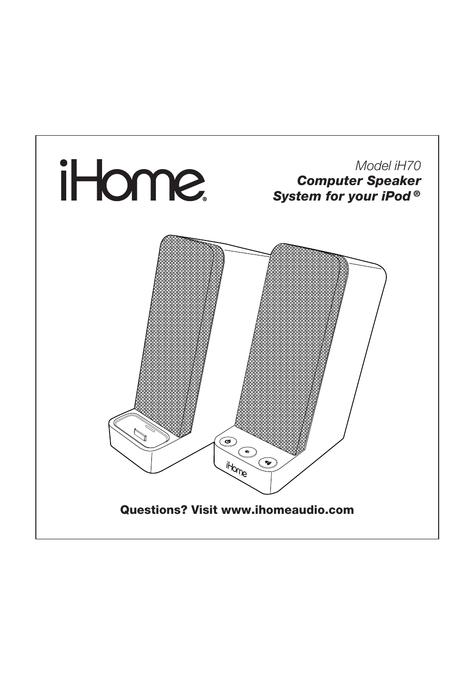 iHome iH70 User Manual | 12 pages