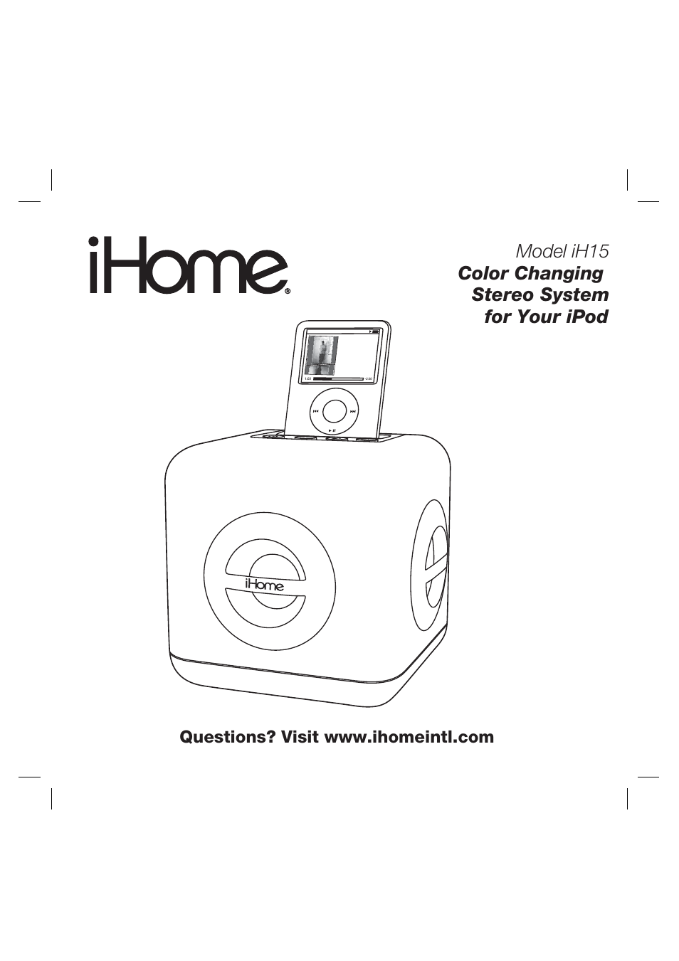 iHome iH15 User Manual | 7 pages