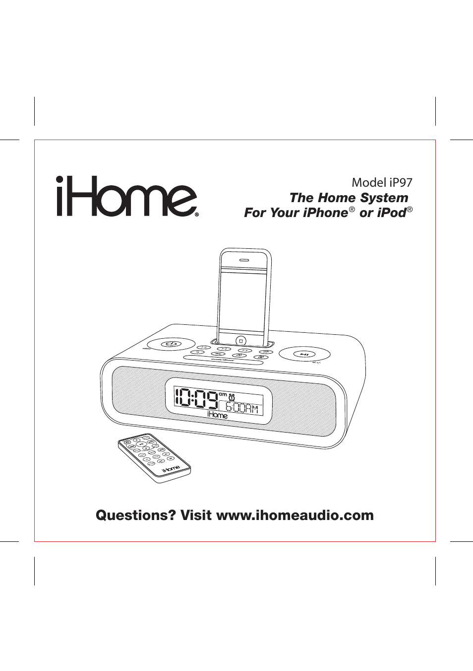 iHome IP97 User Manual | 13 pages