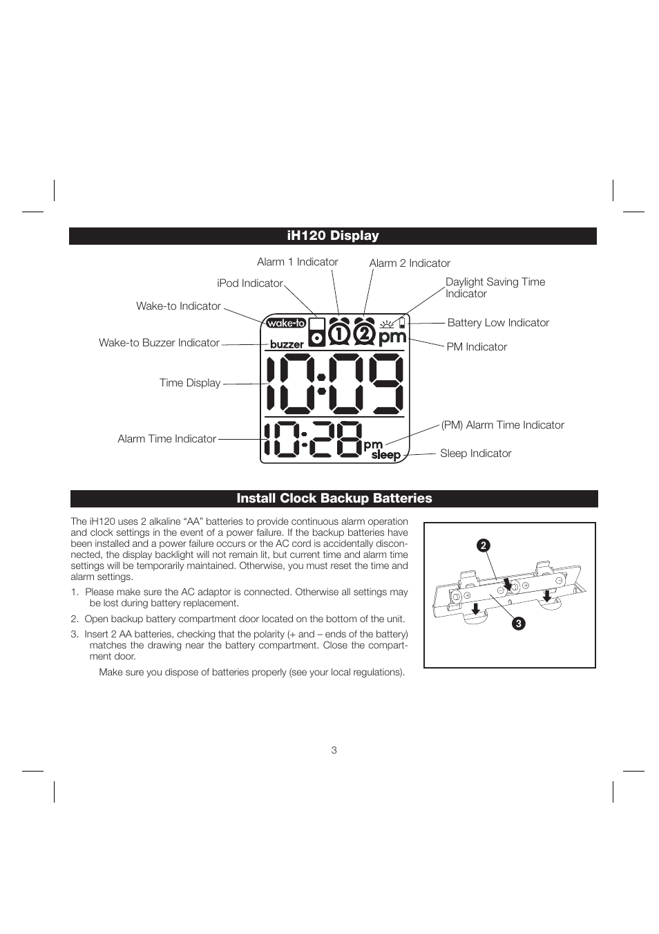 iHome iH120 User Manual | Page 6 / 15