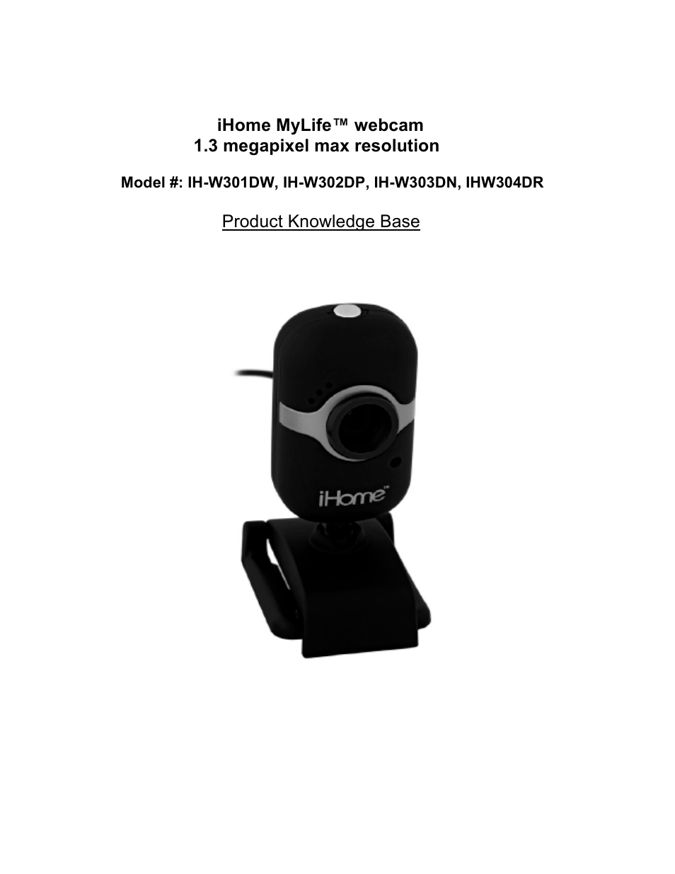 iHome IH-W303DN User Manual | 6 pages