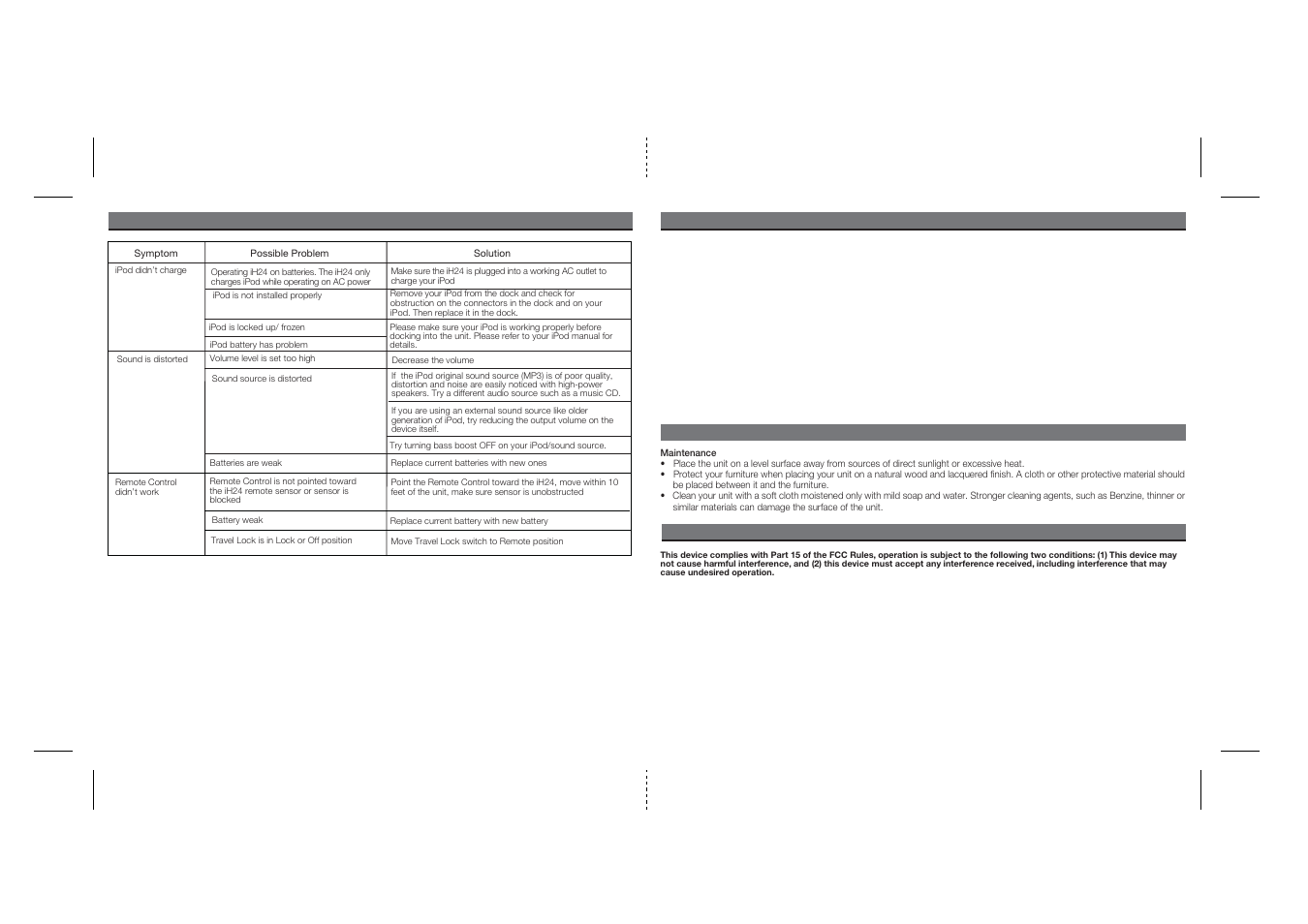 iHome IH24 User Manual | Page 12 / 13