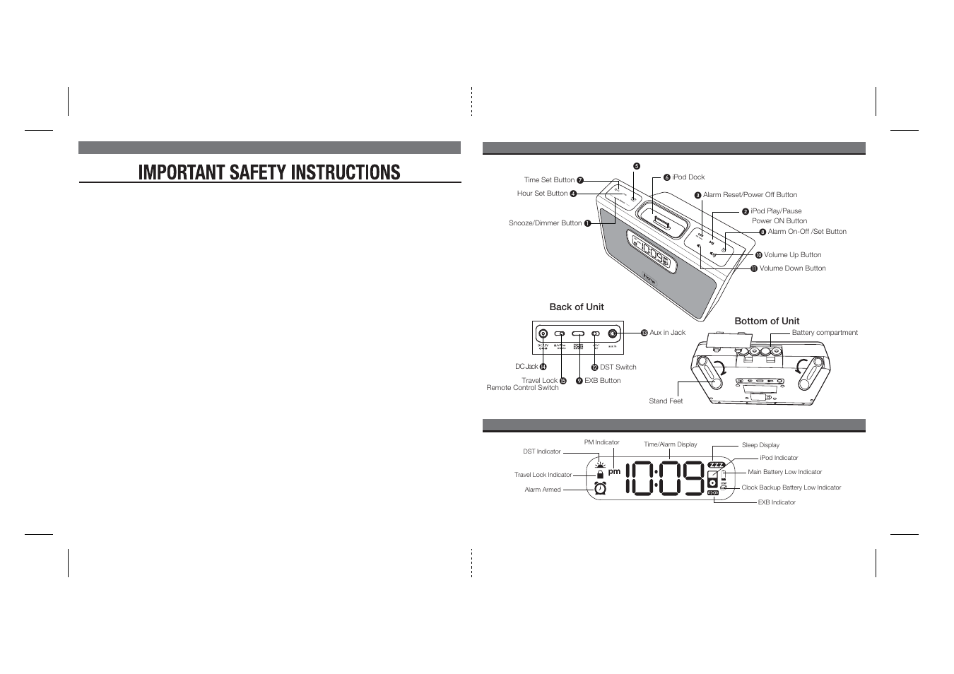iHome IH24 User Manual | Page 4 / 13