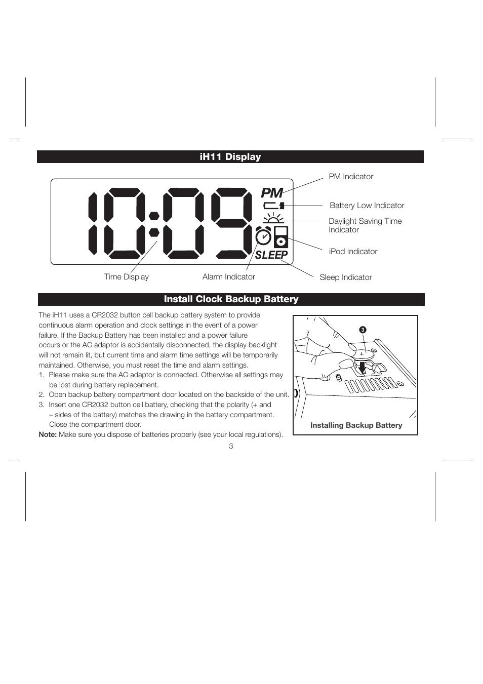 iHome iH11 User Manual | Page 6 / 15