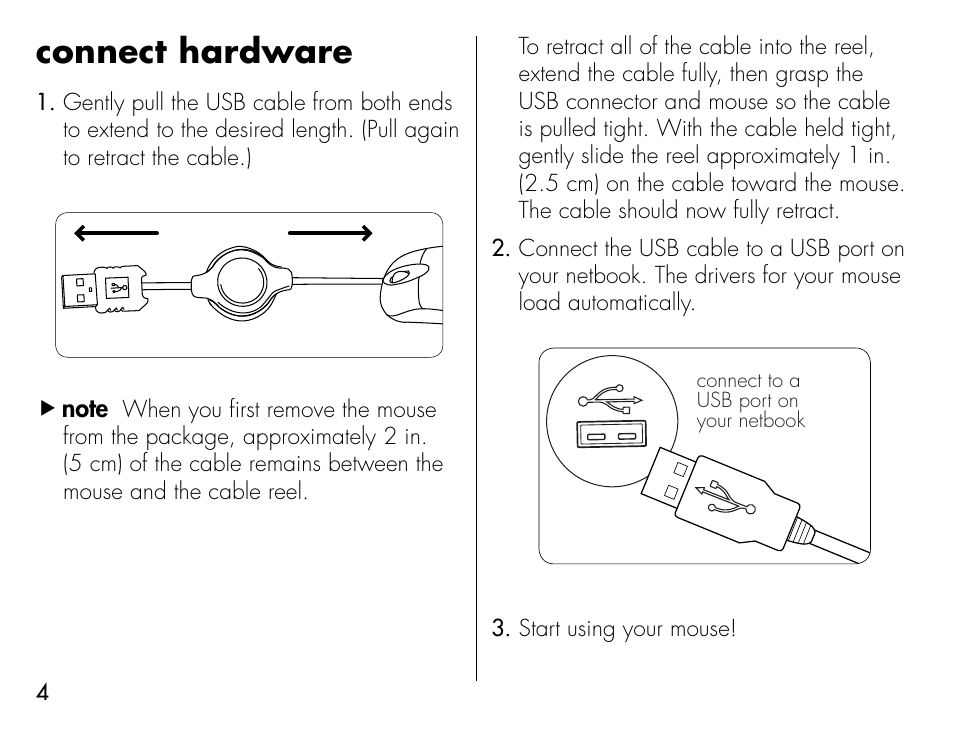 Connect hardware | iHome IH-M152OB User Manual | Page 4 / 8