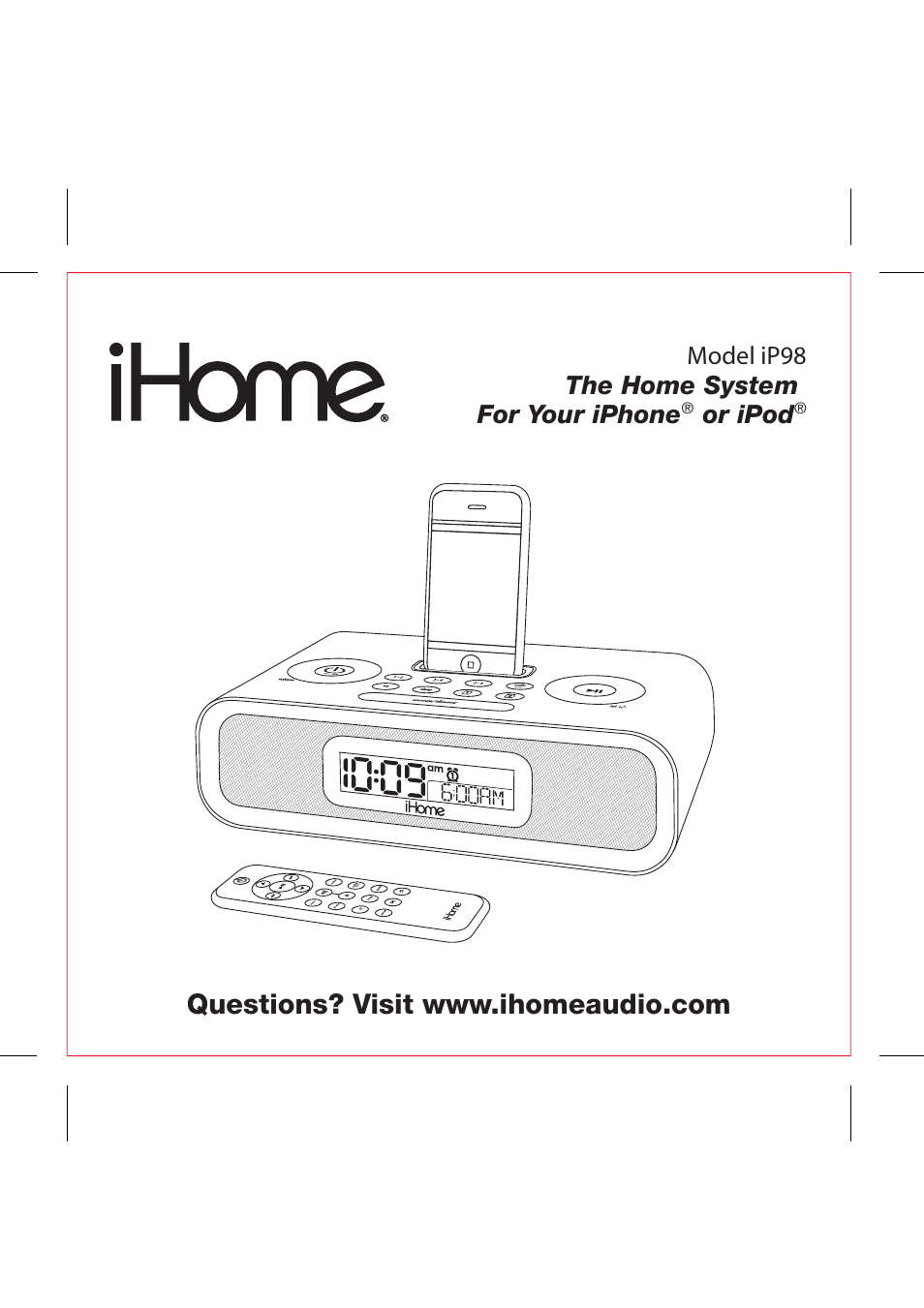 iHome IP98 User Manual | 13 pages