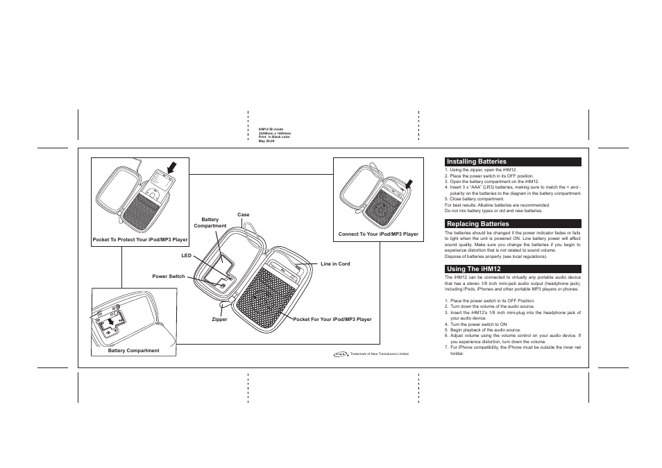 iHome iHM12 User Manual | Page 3 / 5