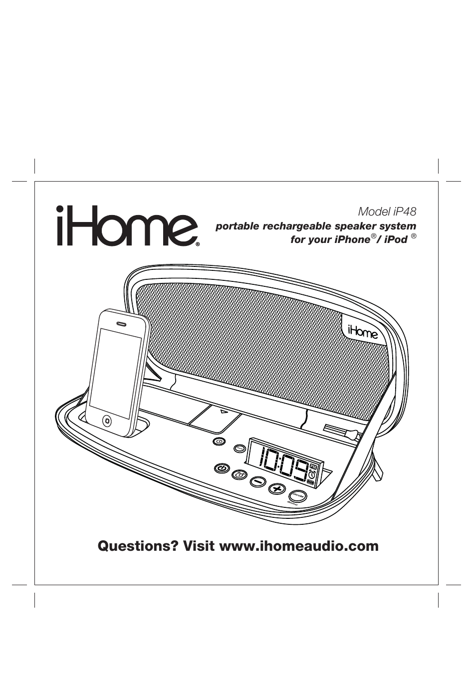 iHome IP48 User Manual | 12 pages