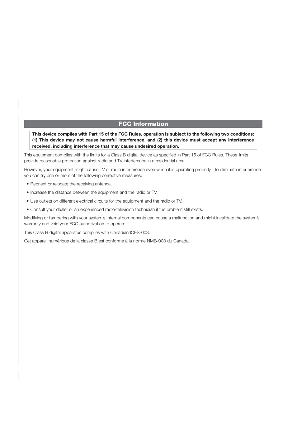 Fcc information | iHome IP48 User Manual | Page 3 / 12