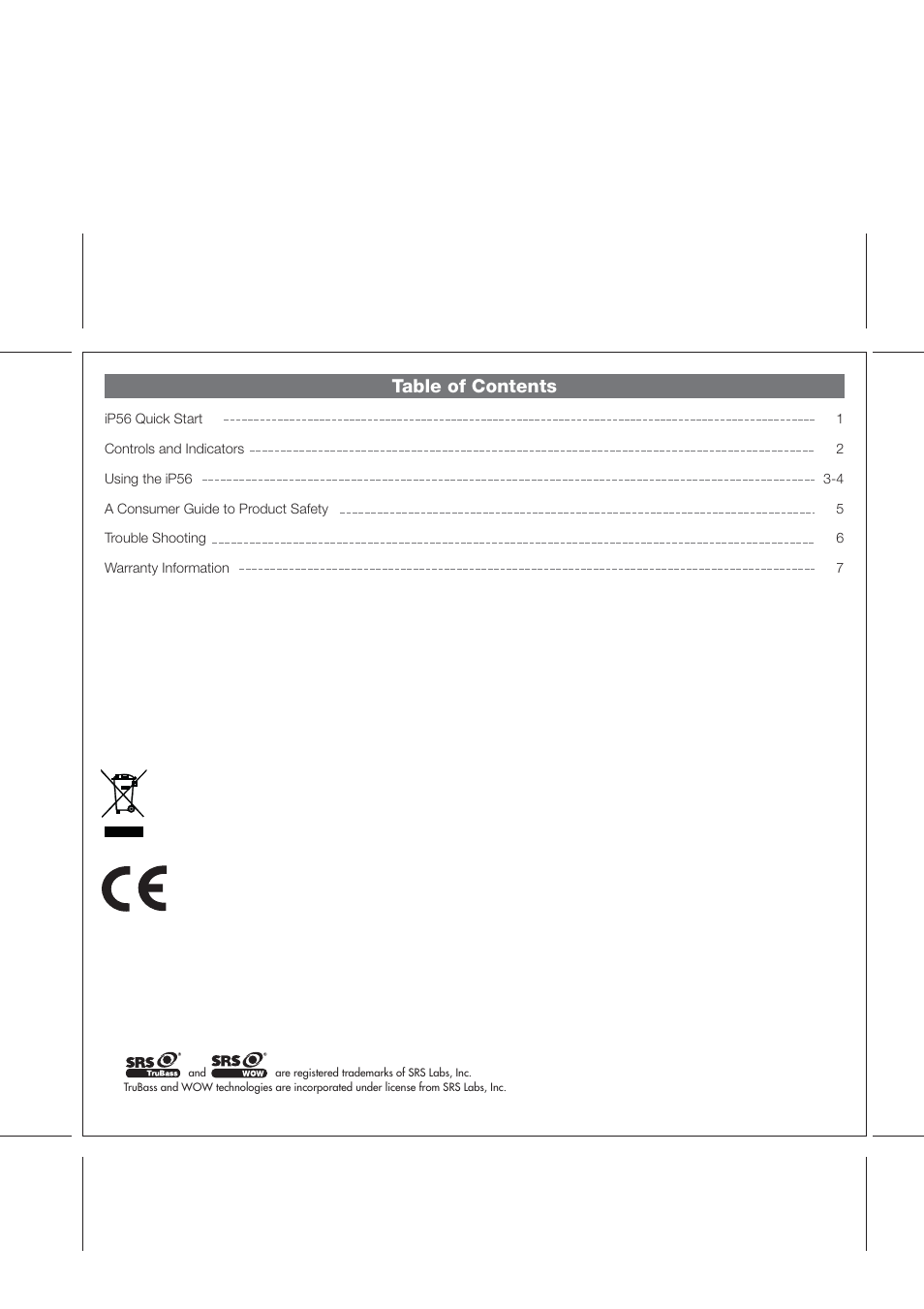 iHome IP56 User Manual | Page 2 / 10