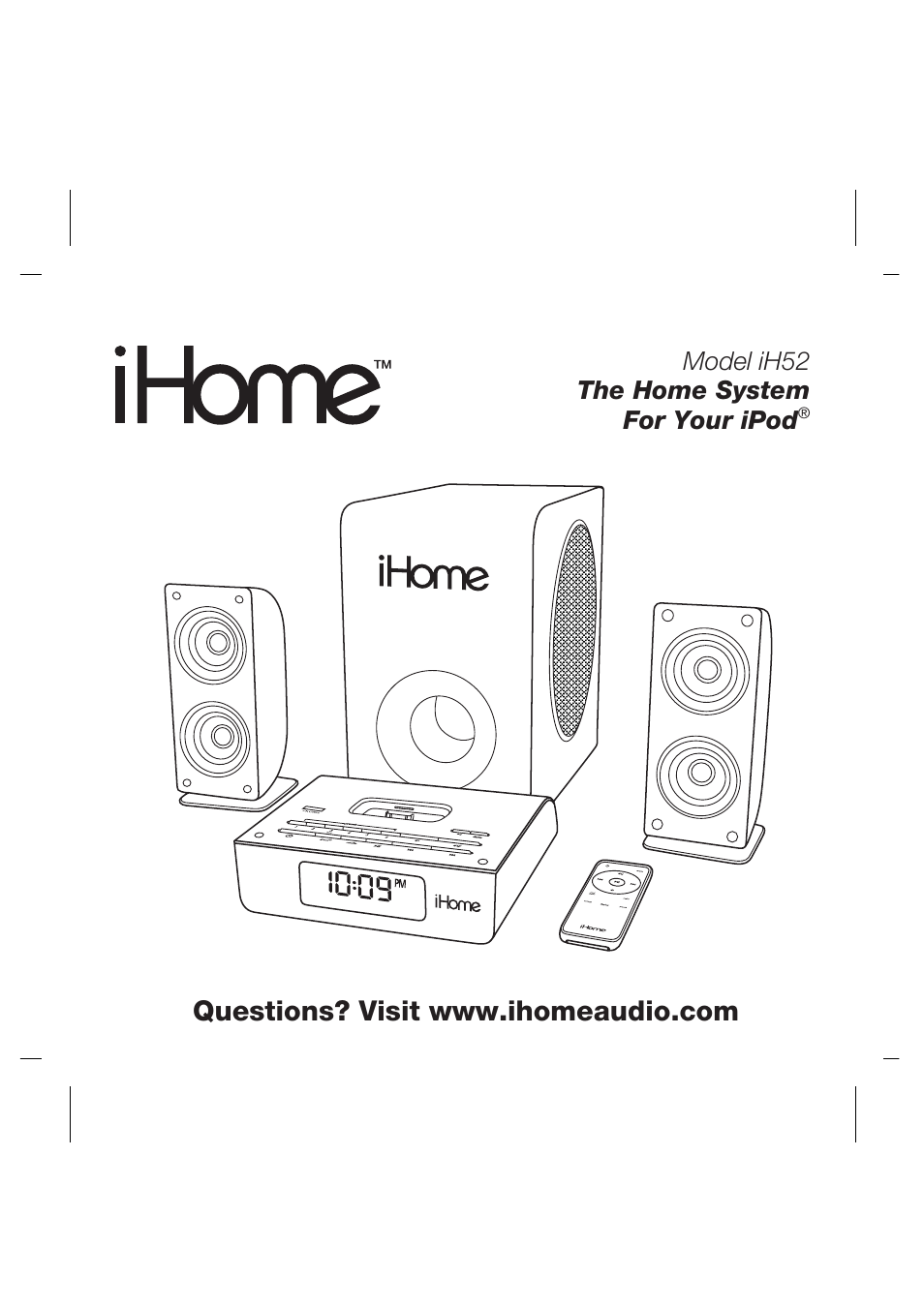 iHome IPOD IH52 User Manual | 19 pages