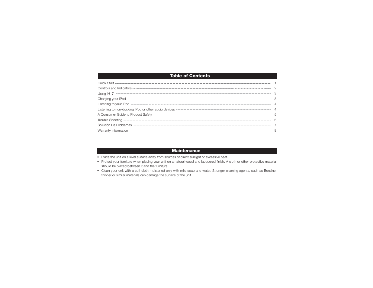 iHome iH17 User Manual | Page 3 / 12
