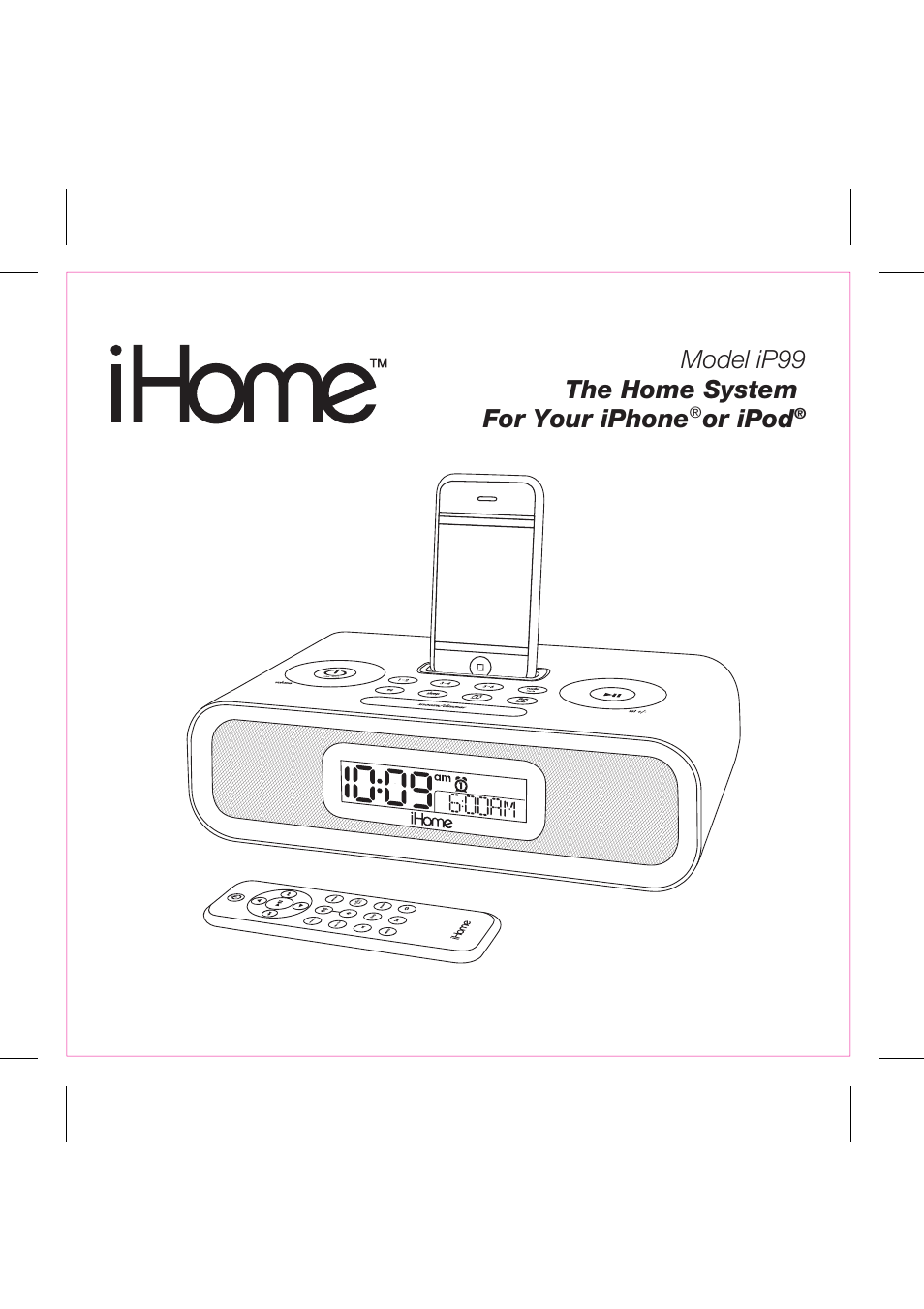 iHome iP99 User Manual | 14 pages