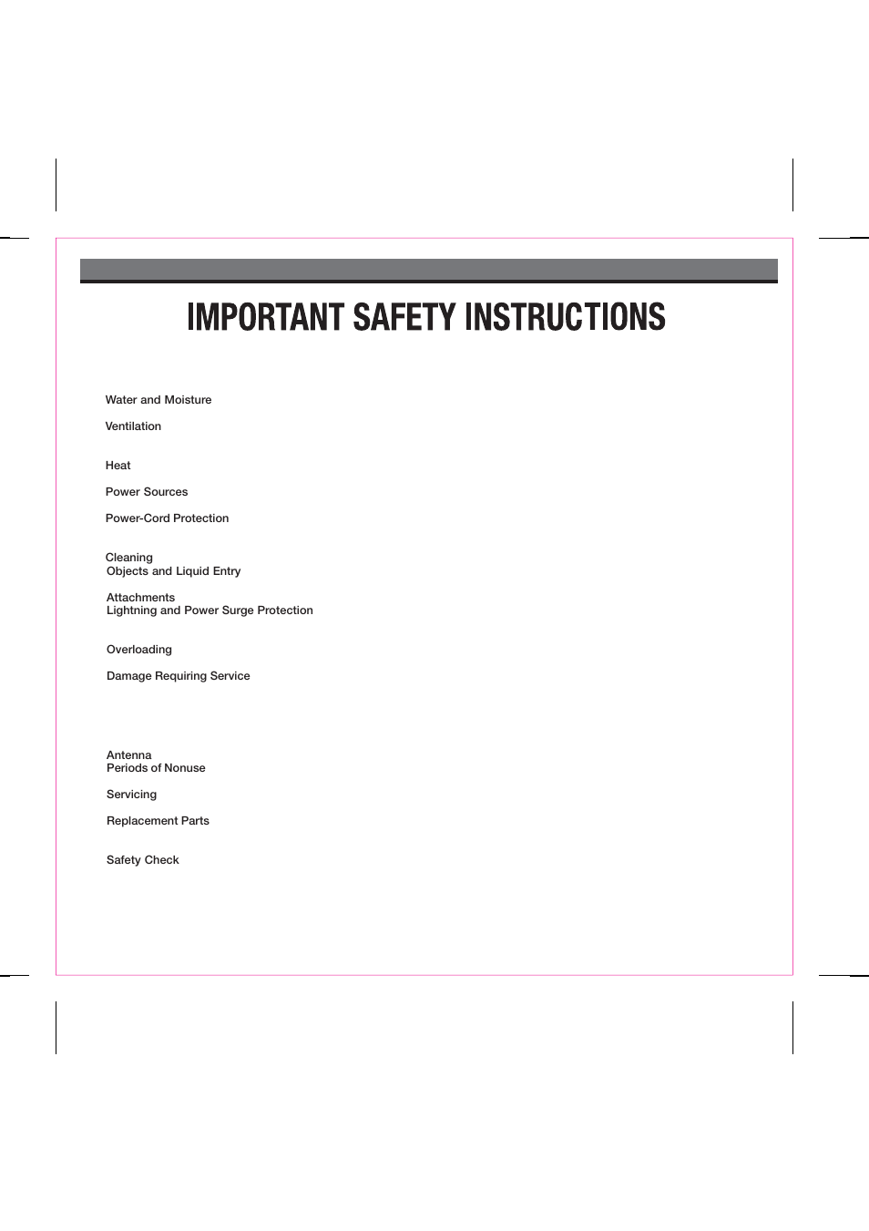 A consumer guide to product safety | iHome iP99 User Manual | Page 13 / 14