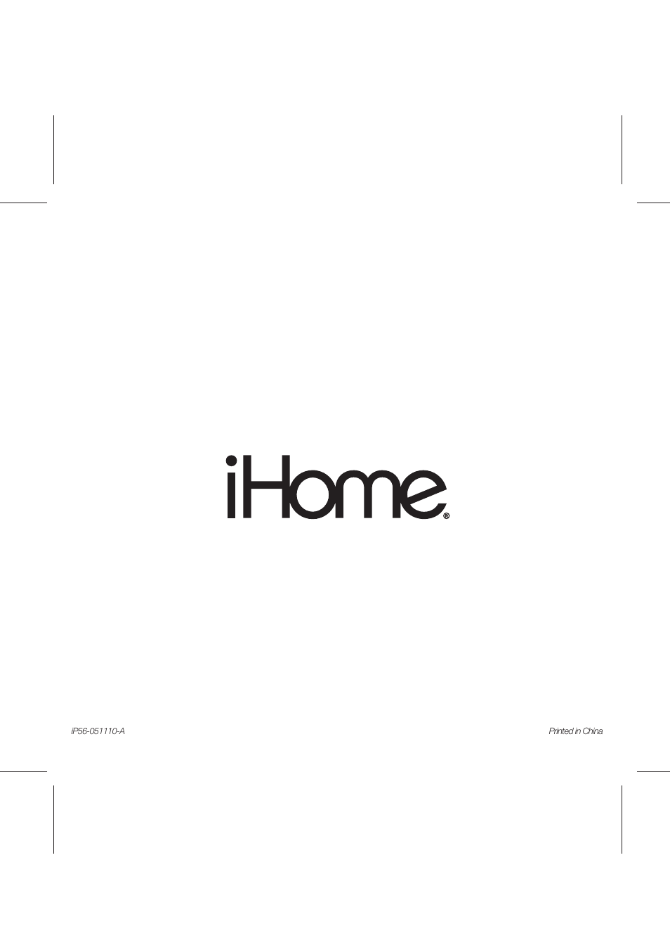 iHome IPOD IP56 User Manual | Page 11 / 11