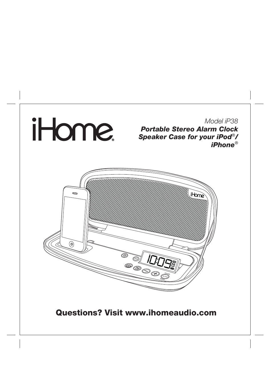 iHome IP38 User Manual | 12 pages