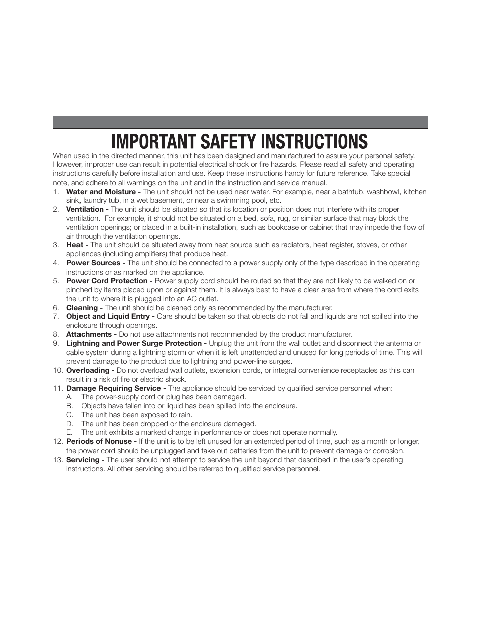 A consumer guide to product safety | iHome iH41 User Manual | Page 10 / 12