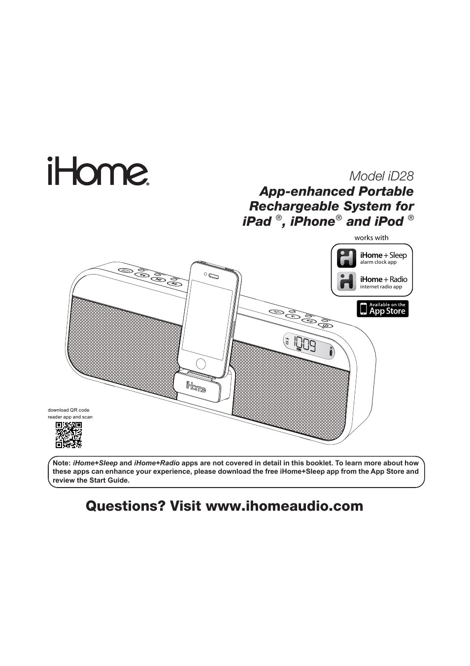 iHome ID28 User Manual | 17 pages